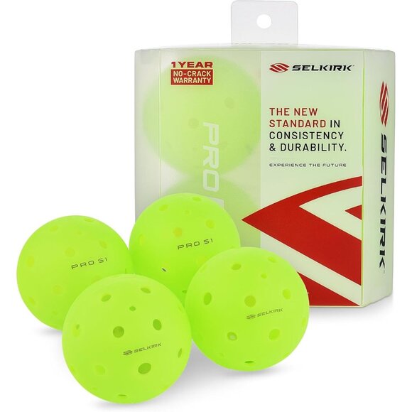 Selkirk Other - 4-Pack Selkirk Pro S1 Pickleball 38 Hole Outdoor USAPA Tournament Play